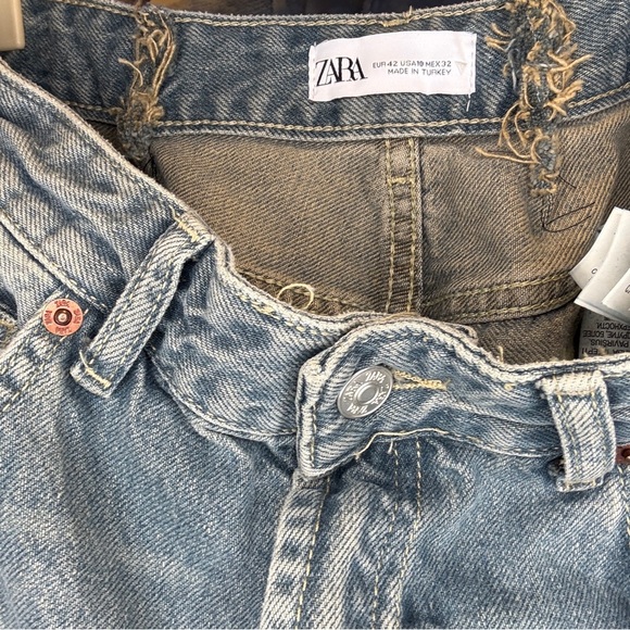 Zara Womens Jeans 10 altered (see description) - Picture 6 of 7